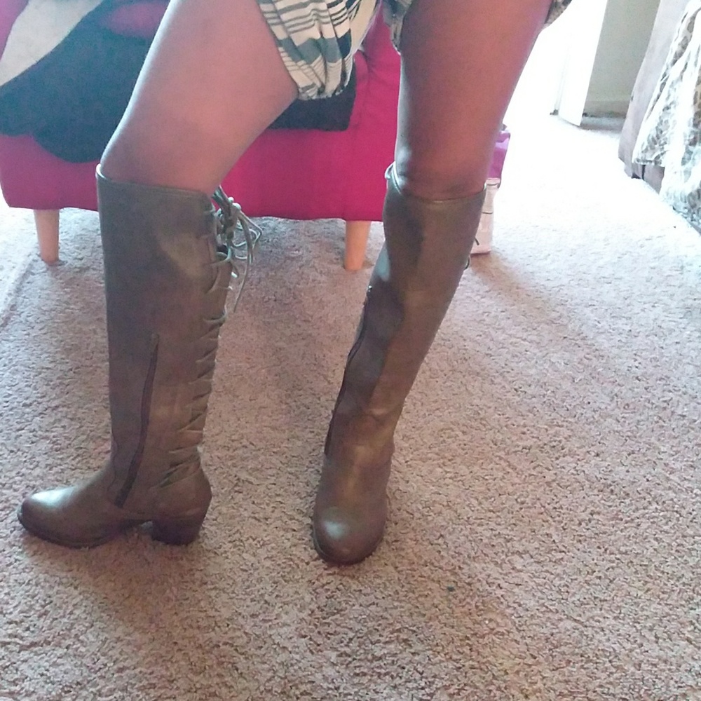 Knee length boots